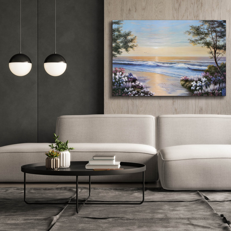 «Ocean Breeze» par Diane Romanello, H 40 po x l 60 po x P 1,5 po