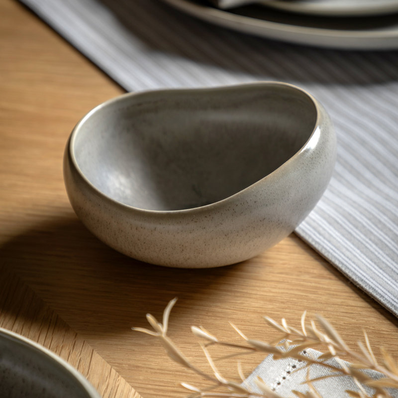 Cohasset Pebble Glaze Bowl Dove Grey