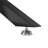 Brewster Rectangle Black Tempered Glass Coffee Table 38.41", Metal Legs For Store Display, High Capacity, Easy To Assemble 38.41" With Modern Legs, Suitable Guest Room, , Adjustable Feet