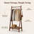 Freestanding Solid Pine Garment Rack, 31.9 x 17.7 x 62.4 Inches