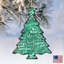 Ornement en bois en forme de noël pour l’arbre joyeux de noël