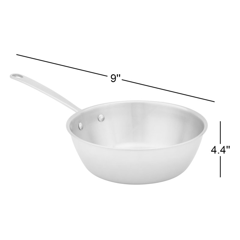2 Quarts Stainless Steel (18/10) Saucier