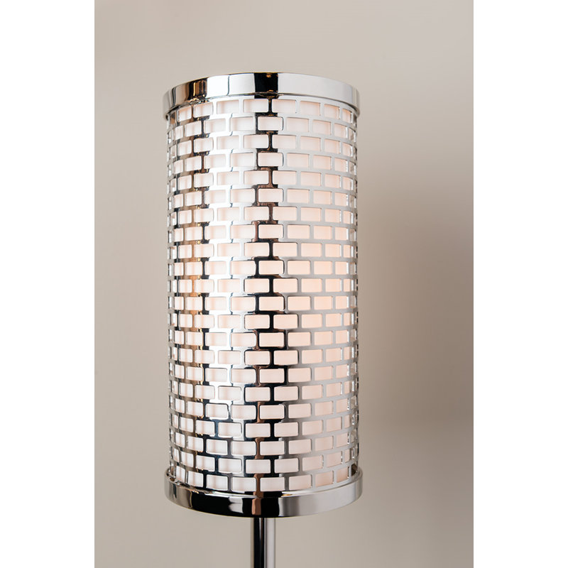 Applique murale 1 lumière Carswell, Nickel poli