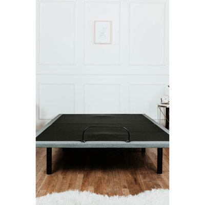 Btx5 Twin Xl Adjustable Bed, Head And Foot Adjustable, 4 Ports, Dual 3-level Massages, Under Lighting, Positions, 6000n Motors, Wireless Remote With Flashlight, No Box Spring Needed For A Soothing