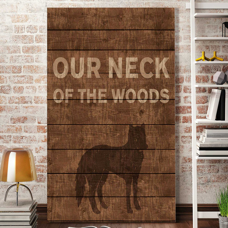 «Our Neck of The Woods», impression, H 60 po x l 36 po x P 1,5 po, Toile tendue