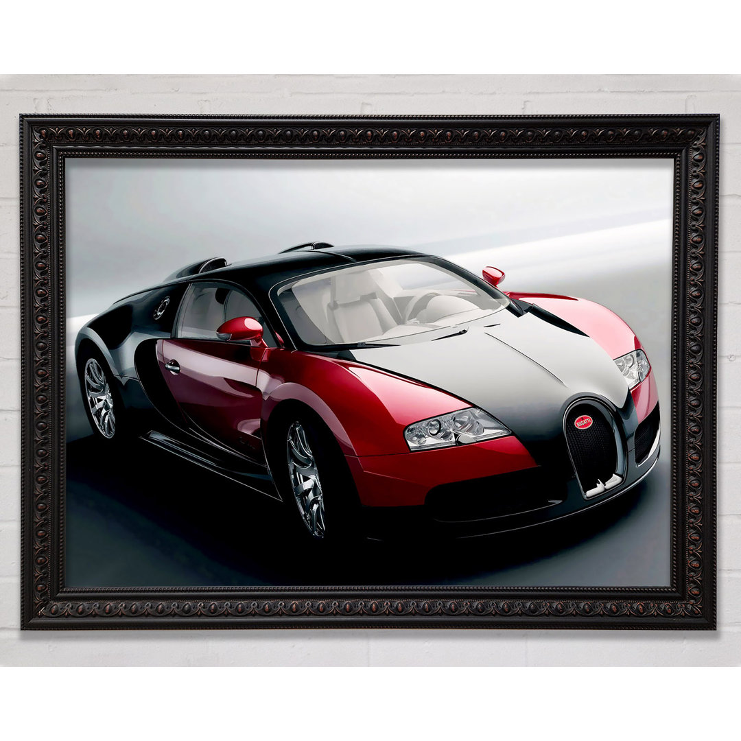 Bugatti Veyron Ready For The Drive - Einzelner Bilderrahmen Kunstdrucke