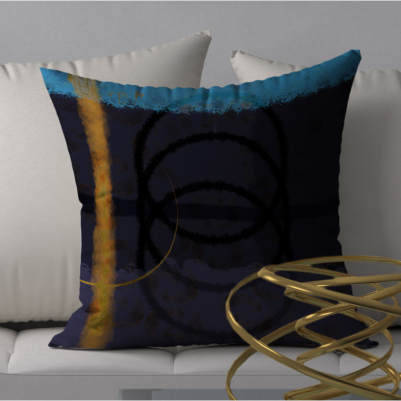  Housse et insert de coussin carré Sizzling Shy, 18" x 18"