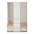 Marsden Modular Wood Closet System With Mirror In White