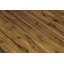 Console multimédia d'angle à six étagères en bois d'acacia massif de 53,94 pouces