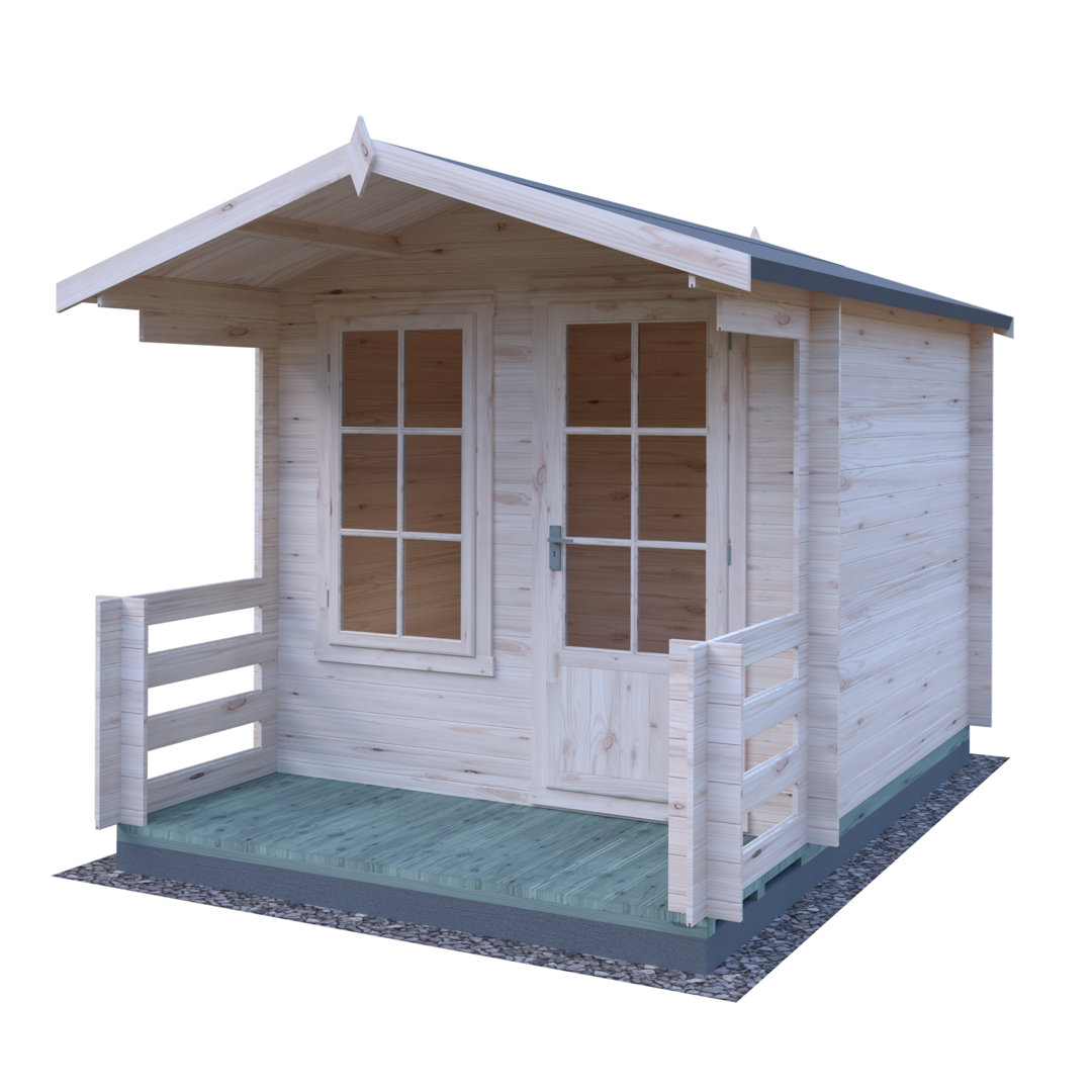Poitras 8 x 11 Ft. Tongue & Groove Log Cabin