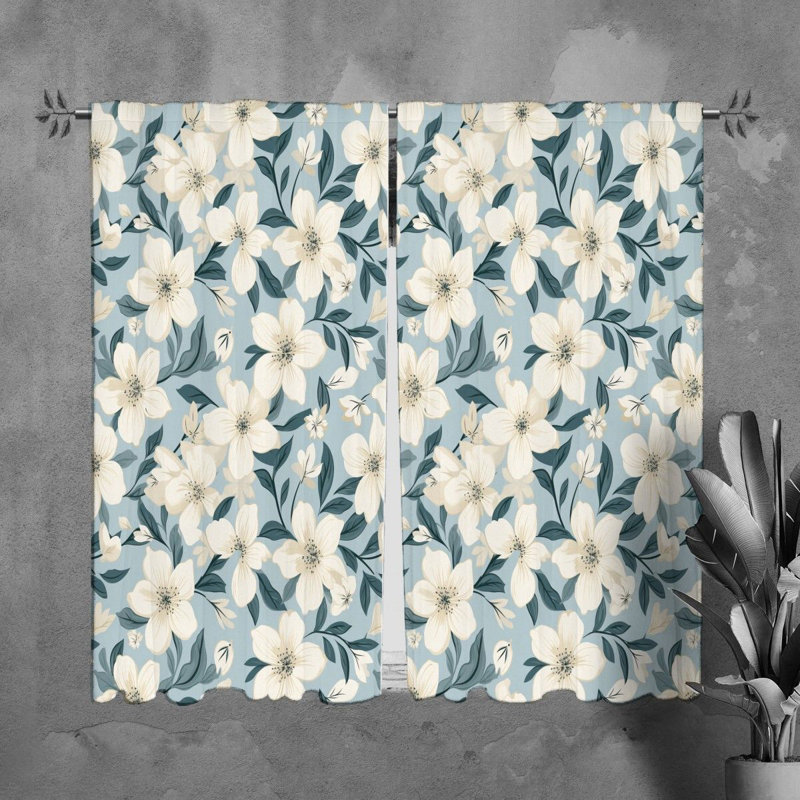 Paire de rideaux obscurcissant en polyester Lailarose, L 20 po x L 82 po