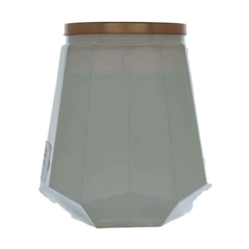 Scented Jar Candle with Glass Holder