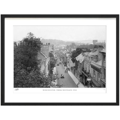 Winchester, From Westgate 1923 1 Piece Single Picture Frame Wall Art