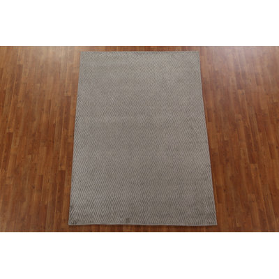 One-of-a-Kind 5'4" x 7'7" New Age Rectangle Wool Area Rug in