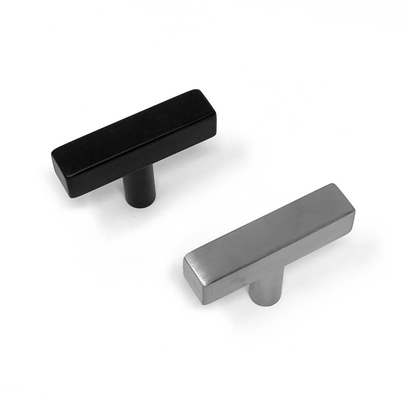 Square Knob, Brushed Nickel