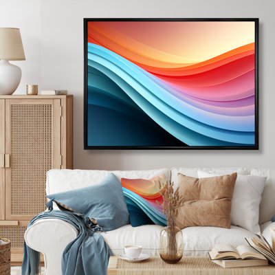Rainbow Colors Symphony I - Abstract Shapes Wall Decor