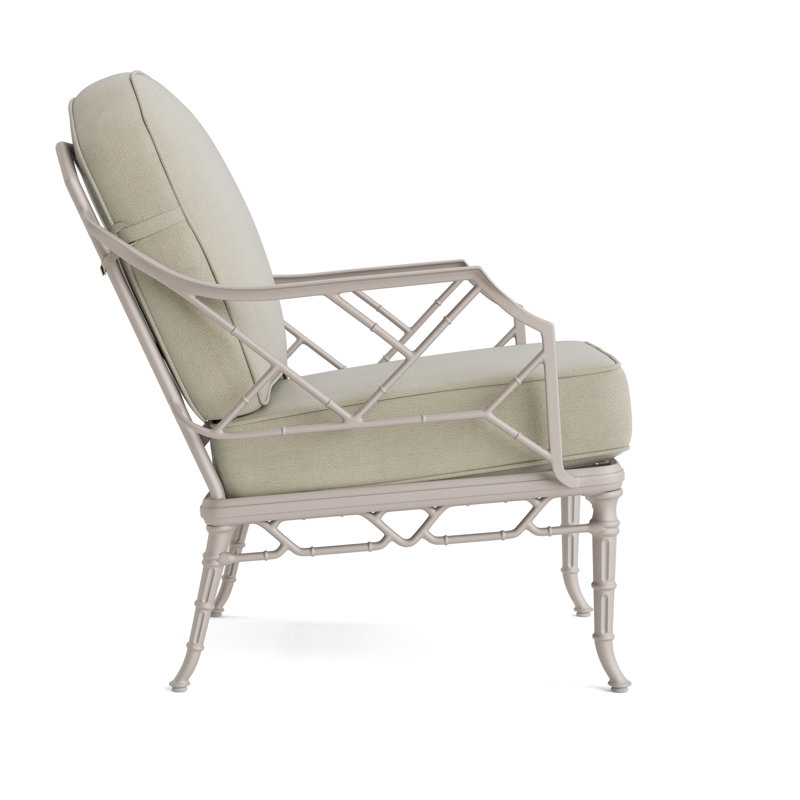 Calcutta Outdoor Lounge Chair, Fusion Charcoal, Dove Smooth
