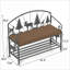Banc rembourré pour chaussures pour l'entrée, siège industriel polyvalent pour petits espaces, rangement