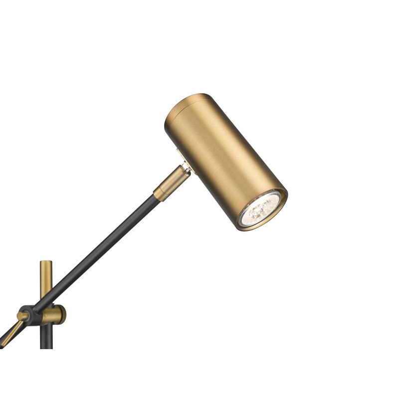 Lampe de travail sur pied 48,25 po Mabery, Vieux laiton