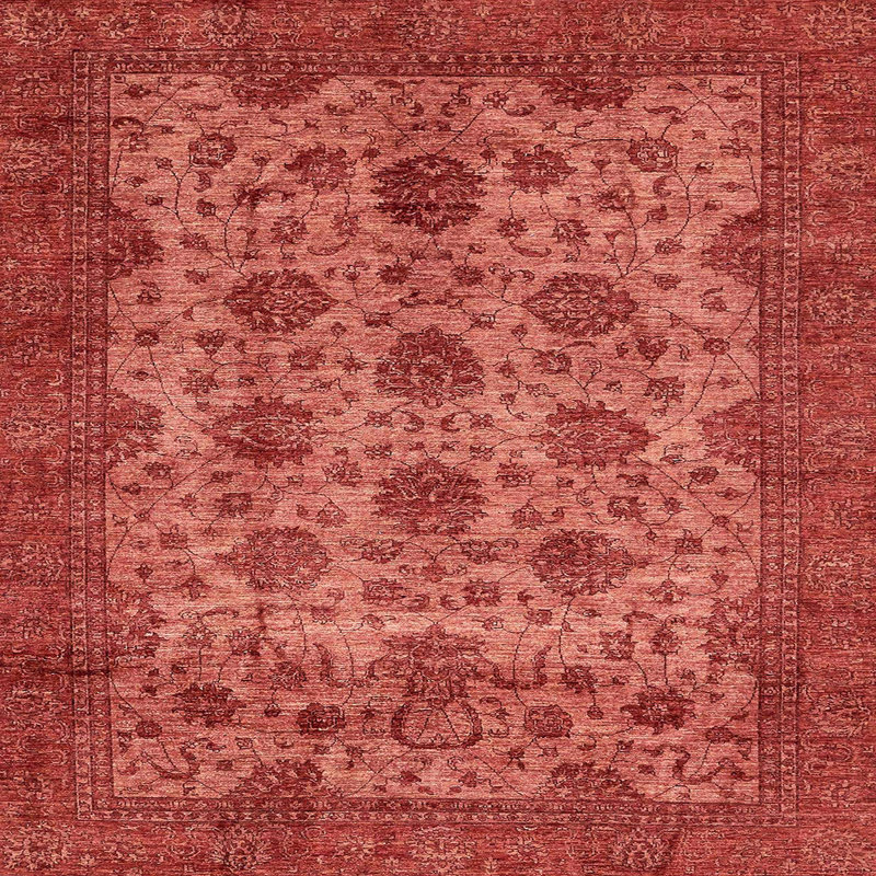 Abstract Indoor Rug, Square 8'