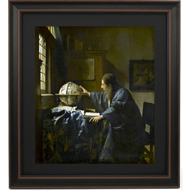 L'astronome par Jean Vermeer, H 36 po x l 34 po