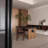 Black+Light-walnut Rectangular Solid Wood Dining Table-2010695277