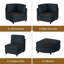 Canapé modulaire convertible 125,98 po, canapé modulaire convertible, canapé 6 places en chenille, canapé avec repose-pieds de rangement, canapé confortable avec coussins, canapé pour chambre à coucher, petit espace, appartement-1630752948