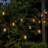 Ambience Pro 27 ft. Solar Outdoor Patio LED String Lights with 12 Warm White S14 Bulbs, 15 Hanging Hooks Included, Weatherproof