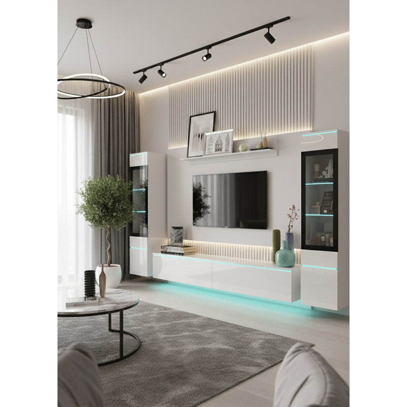Dorfman Entertainment Center for TVs up to 78", White