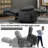 Dual Motor Infinite Position Up To 350 LBS Electric Leatheraire Power Lift Recliner Chair With 8-Point Vibration Massage And Lumbar Heating-2073822323