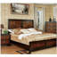 Table de chevet Acacia noyer 1pc seulement