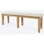 Fahrettin Polyester Upholstered Bench