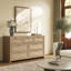 Commode bohémienne à 7 tiroirs de 56,88 po avec beaucoup de rangement-865873886