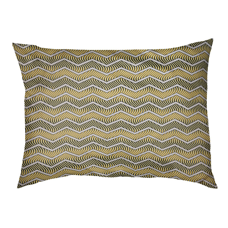 Coussin pour chien Chelan, Jaune, Petit (l 28 po x P 18 po x H 6 po)