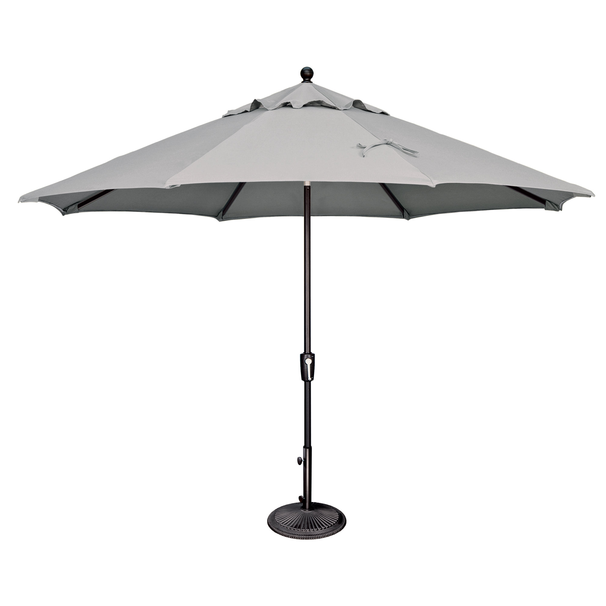 132'' Sunbrella® Outdoor Umbrella, Granite Sunbrella®, Black
