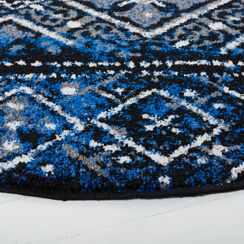 Bonilla Performance Geometric Rug, Round 6'