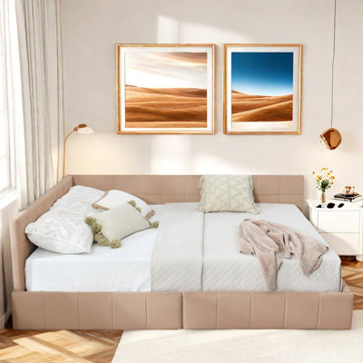 Torres Upholstered Bed With 2 Drawers