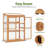 30" W x 18" D Portable Greenhouse Wooden Cold Frame-86071895