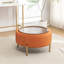 Miajah Upholstered Round Storage Ottoman-425328111