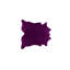 Tapis en cuir de vache noué à la main 5 pi x 7 pi mauve