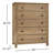 Lewin 5 Drawer Chest