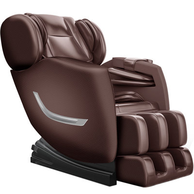 Fauteuil de massage inclinable électrique en similicuir