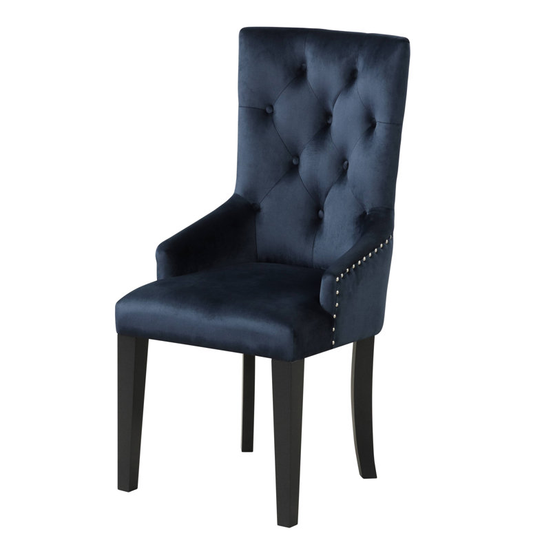 Roase Tufted Velvet Upholstered Armchair
