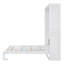 Grand lit escamotable, lit escamotable avec tablettes
