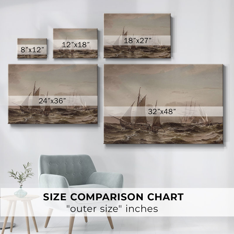 Impression nautique rétro-CCX III, Toile tendue, H 13 po x l 19 po x P 1,5 po