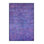 Tapis géométrique bleu / mauve / noir