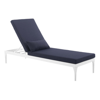 Chaise longue d'extérieur à coussin Perspect par Modway