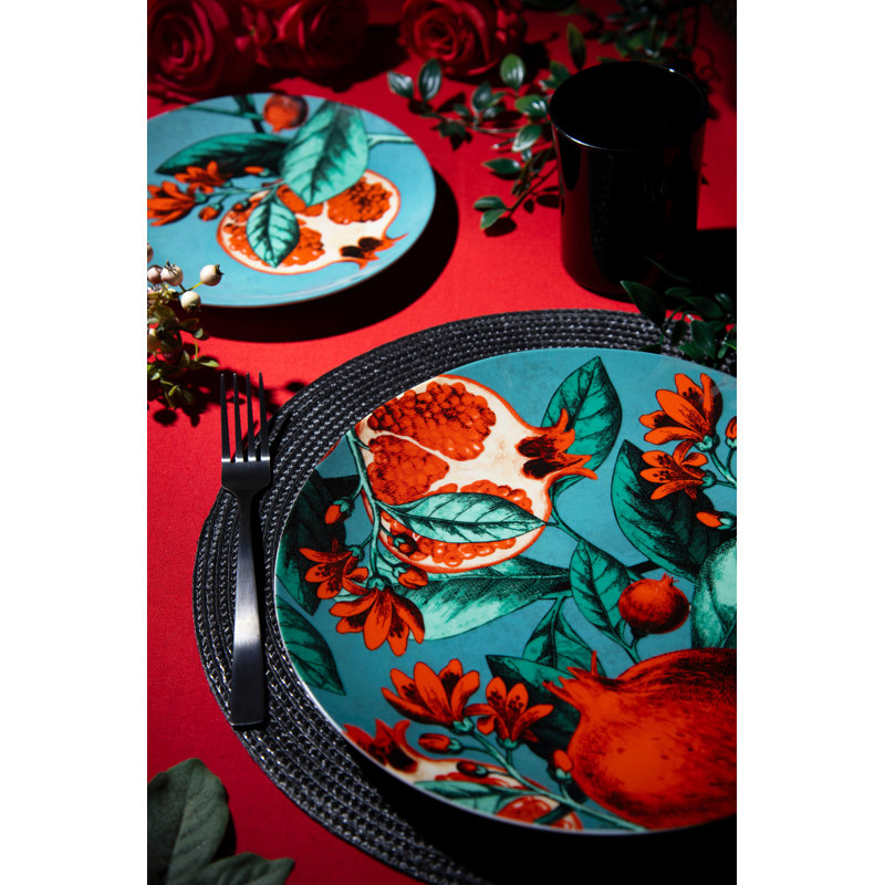 Polypropylene Plastic Placemat, Black