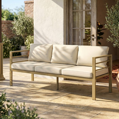 185cm Wide Straight Patio Sofa