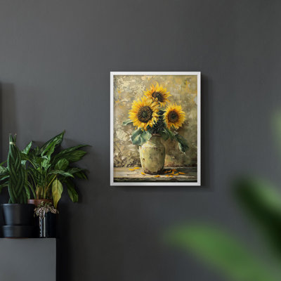 FLORAL Series DXII  -Premium Framed Print -Ready to Hang - No Nails Required